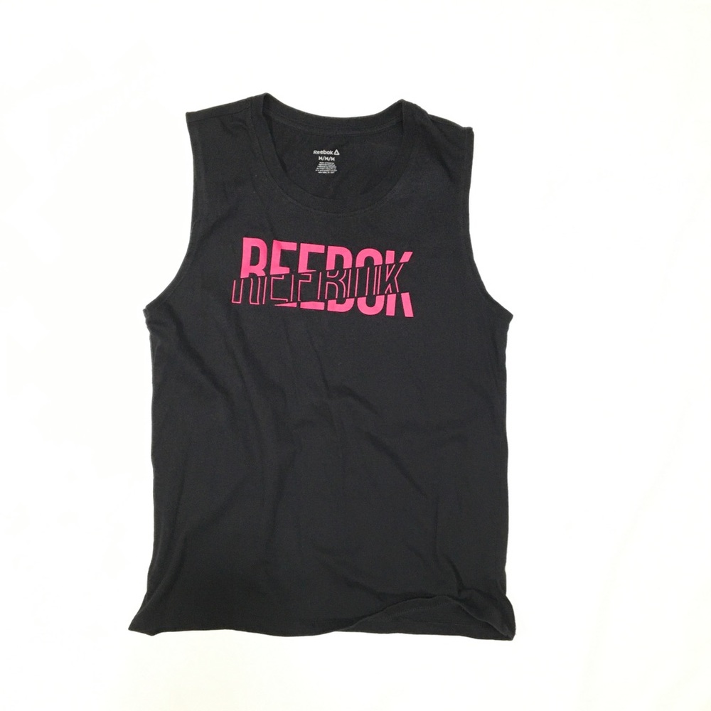 Reebok women’s black tank top size M